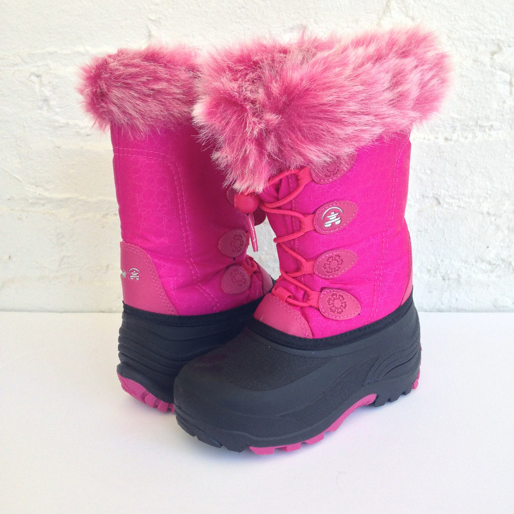 KAMIK Fuschia Snowgypsy Snow Boots (12 Little Kid)
